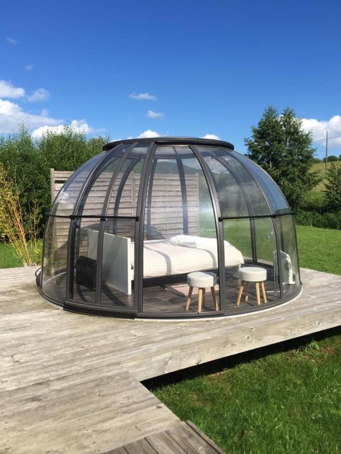 Les Nuits Insolites De La Mothe - Hebergement En Bulle Ou Tiny House Avec Spa Privatif Outremecourt Екстериор снимка