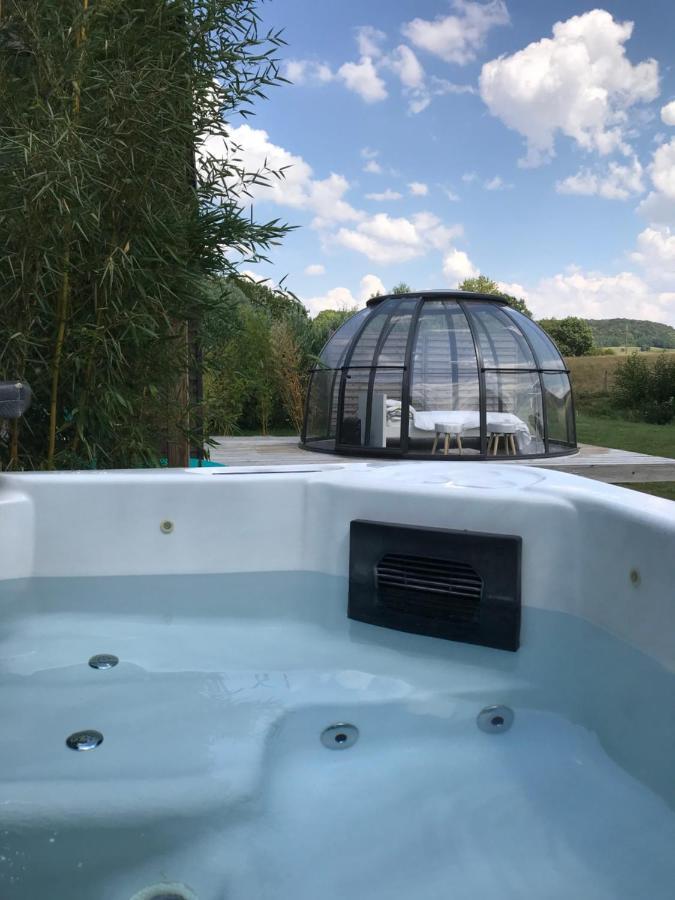 Les Nuits Insolites De La Mothe - Hebergement En Bulle Ou Tiny House Avec Spa Privatif Outremecourt Екстериор снимка