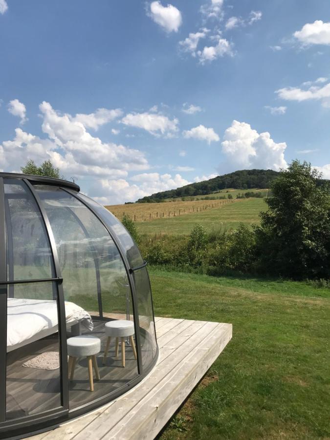 Les Nuits Insolites De La Mothe - Hebergement En Bulle Ou Tiny House Avec Spa Privatif Outremecourt Екстериор снимка